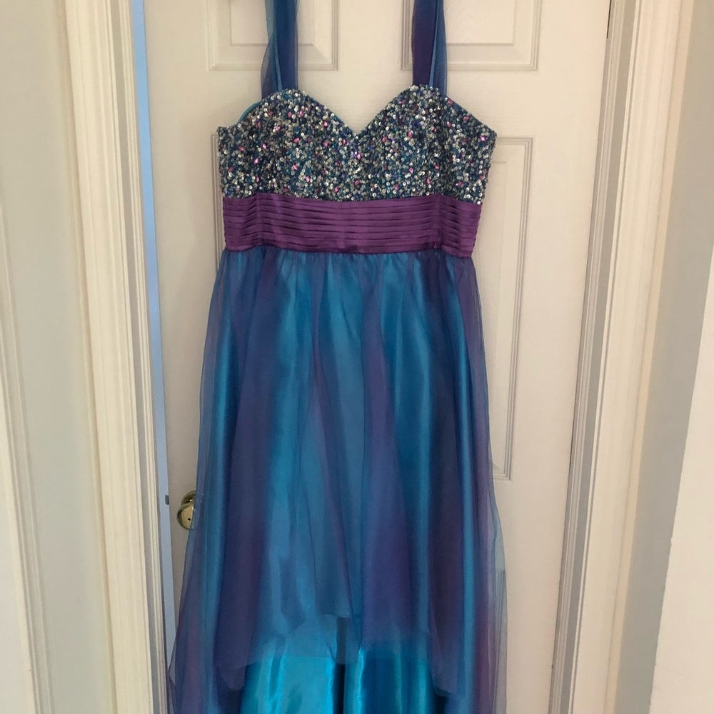 Custom Made High Low Dress Size 18